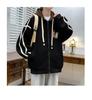 Hooded Casual Baseball Jacket for Teen Boys and Men's 2024 Stylish Outerwear