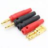 10/24/50Pcs 4mm Male Plugs Pure Copper Gold Plated Musical Speaker Cable Wire Banana Plug Connectors Jack for Audio AmplifierGood Product