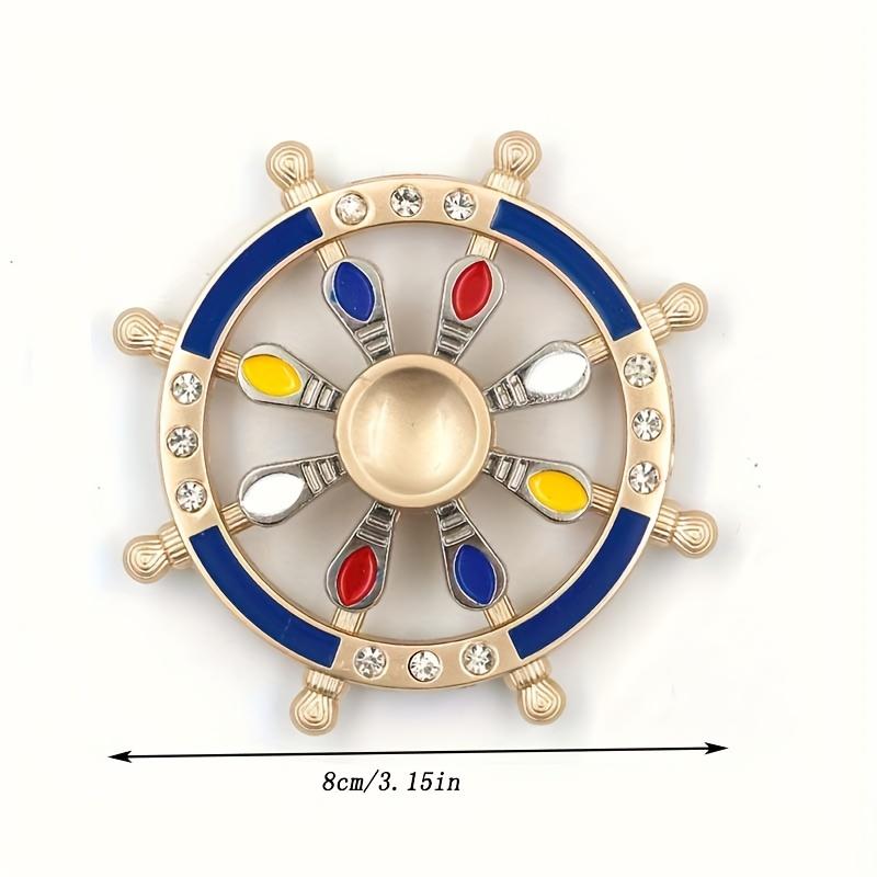 2 - Pack Fun Stress Relief Toys: Metal Fingertip Spinner & Infinite Rubik's Cube - Great for Office, Home & On - the - Go Use