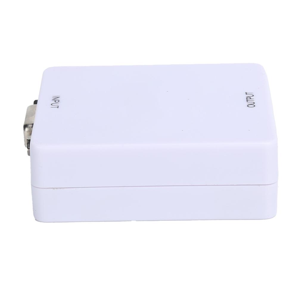 VGA na High Definition Multimedia Interface Konvertor Mini HD 1080P Konverzní Box AdaptérBílý