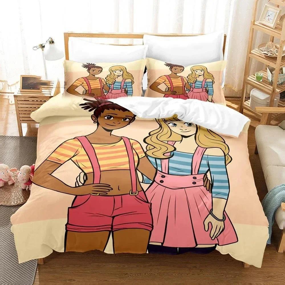3D Carole & Tuesday Bedding Set Printed Bed Set With Pillowcase Bed Duvet Cover Soft Single Double Queen Super King Size Bedroom
