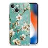 Phone Case For iPhone 17 Air Cases iPhone 16 15 12 13 14 Pro Max SE 7 8 Plus iPhone11 Clear Soft Cover Oil Painting Flower
