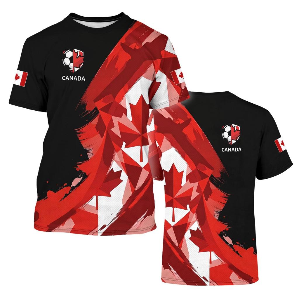 Unisex Retro Style Football Fan Jersey International Soccer Supporter Tee Short Sleeve Lightweight Breathable Material