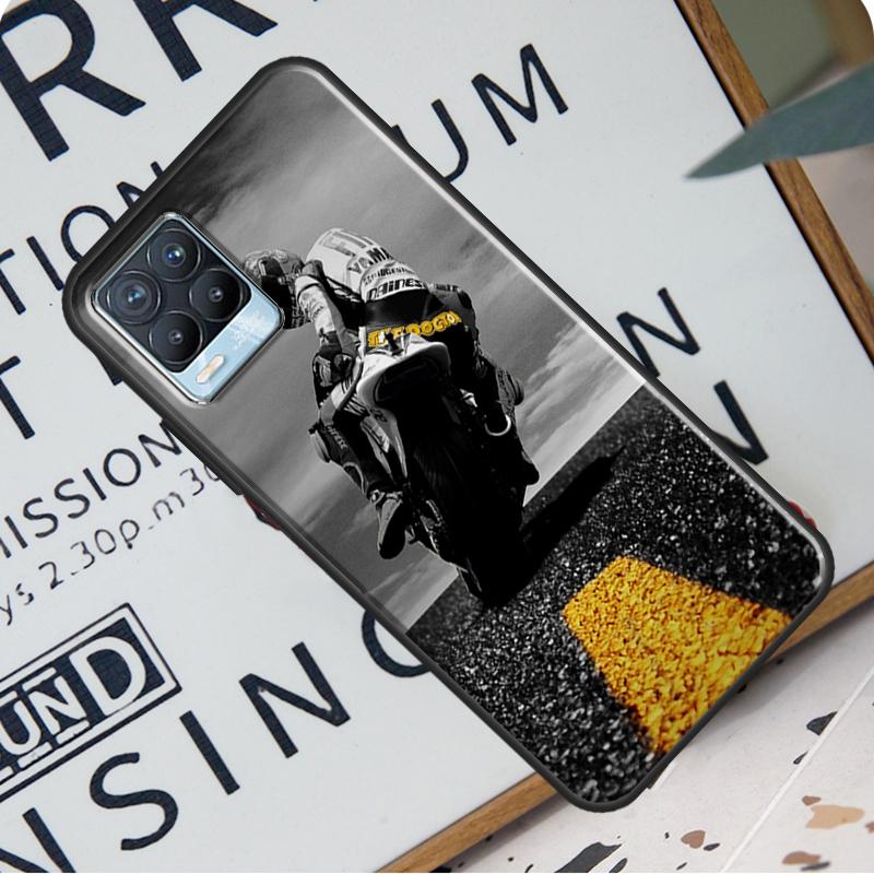 Moto Cross Motorrad Sport Hülle Für Realme C21 C11 C15 GT Neo2 Master 8 Pro 8i OnePlus 9 Pro 8T 9R Nord2 Coque Cover