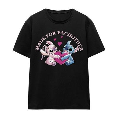 Lilo & Stitch Unisex T-Shirt für Erwachsene „Füreinander gemacht“