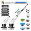 Expandable Long-Handle Electric Cleaning Brush for Kitchen, Bathroom, and Toilet
