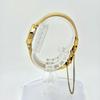 Used [Good Condition/New Battery] SEIKO 1P Color Stone Ladies Watch Gold 1220-0020 416809