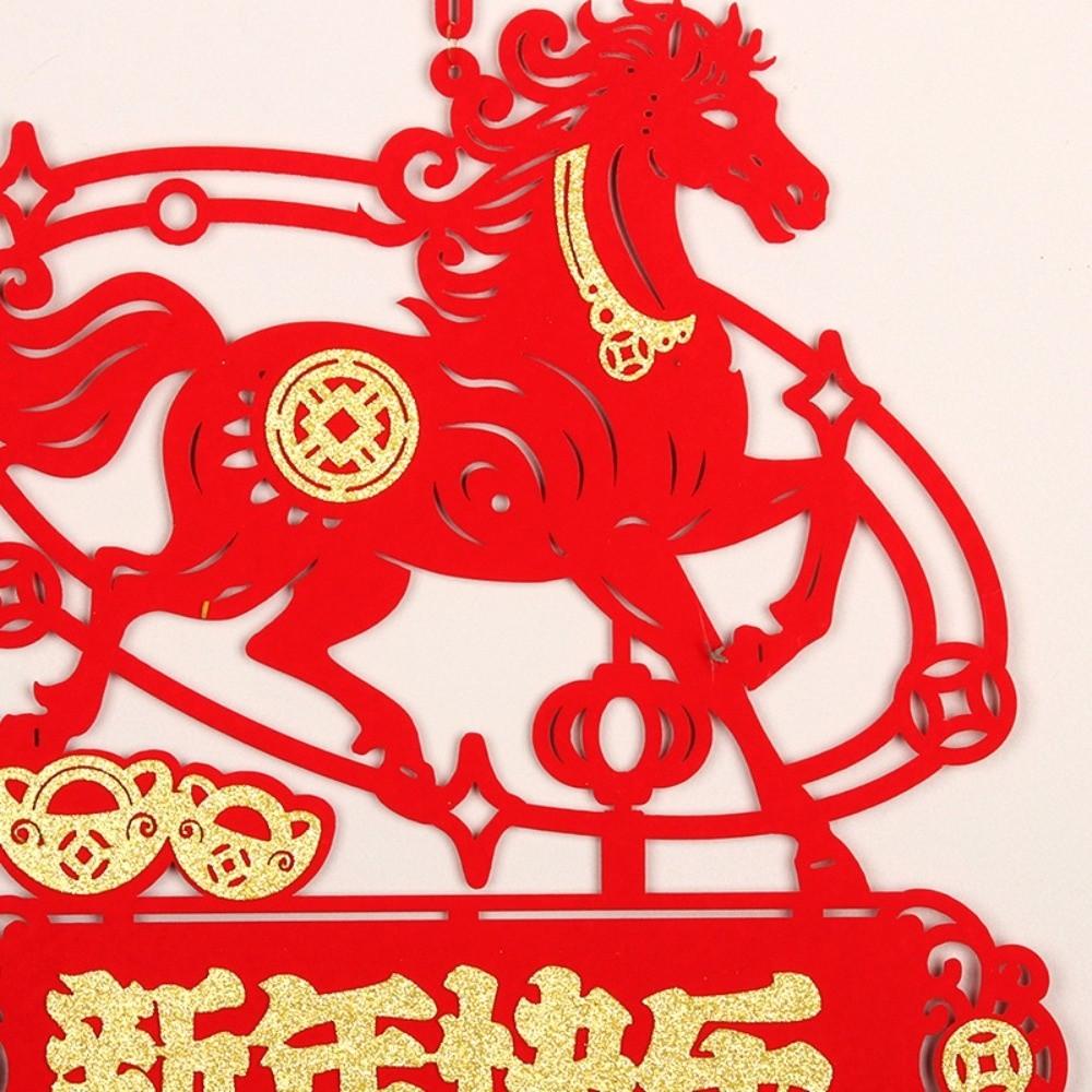 Traditional Horse Year Hanging Decoration Creative Spring Festival Pendant New Year Ornaments Home