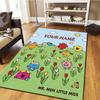 Mr. Men Little Miss Custom Name Carpet Rug for Living Room Bedroom Home Sofa Decoration,Kids Play Non-slip Floor Mat