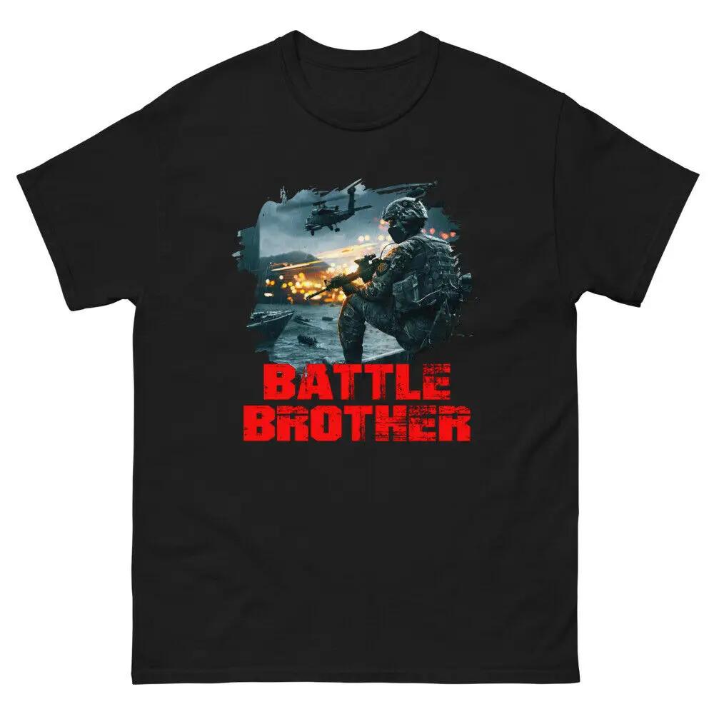 Fighting Brothers Forever Friendship Unique Gift Tee Mens 100 Cotton Casual Tshirts Loose Top Size S3XL