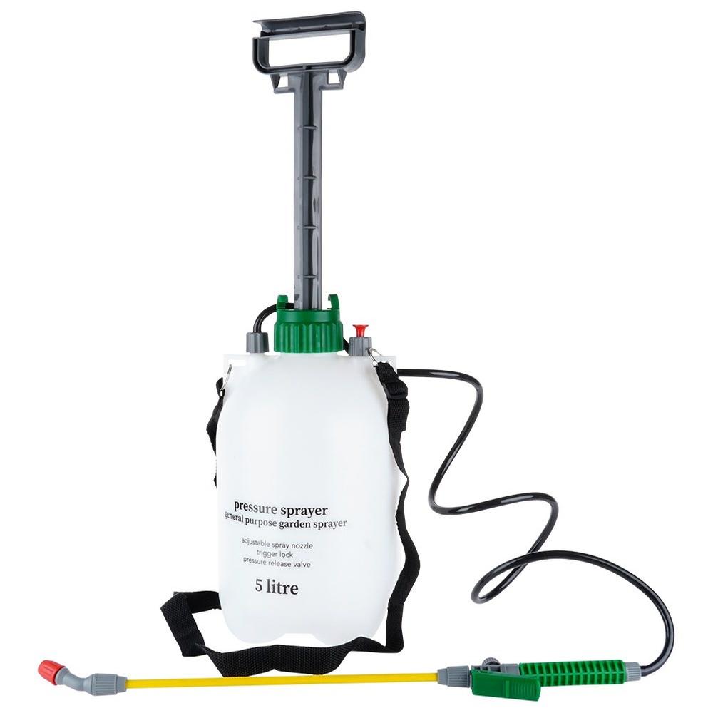 Garden Pressure Sprayer for Weeds, Large Sprayer, 5L