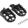 Motorrad Fußrasten Fußrasten Fußpedale Rasten CNC für DR650 DR650SE 1996-2023 DRZ125L 2012-2023 RM85 2002-2006 Dirt Pit Bike Dual Sport Schwarz