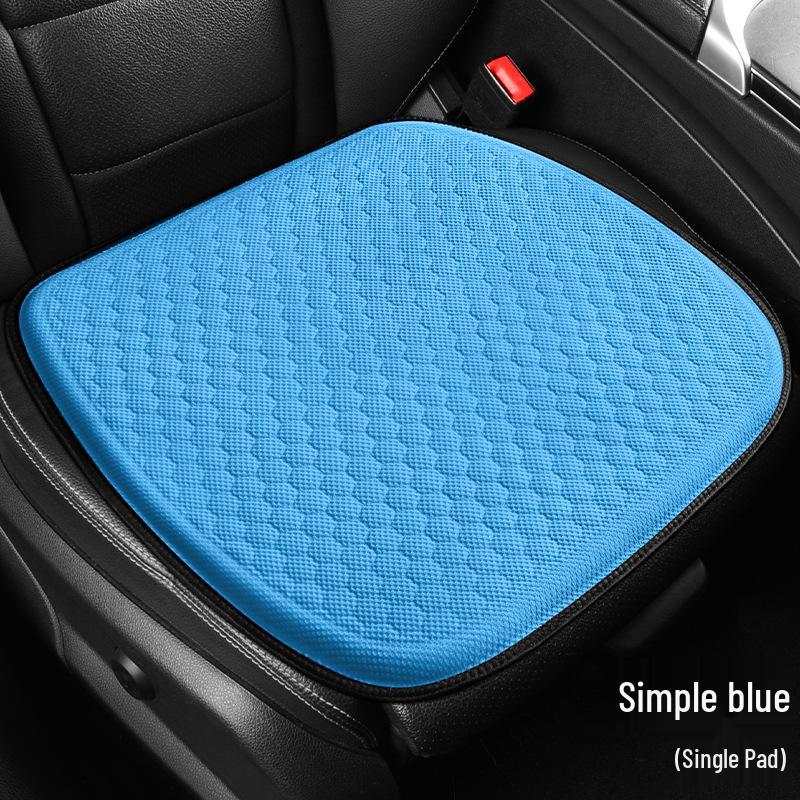 Universal Cooling Gel Car Seat Cushion - Breathable Ice Silk, All-Season, with Backrest