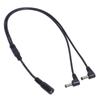 5.5mmx2.1mm 1 Female To 2 Male Connector Male To Female Plug DC Power Splitter Cable CCTV LED Strip Light Power Supply