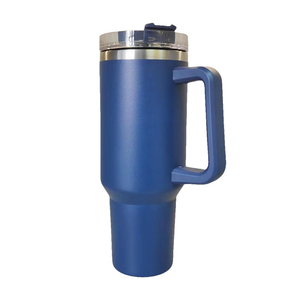 40oz Car Cup with Handle, Car Insulated Cup, Beer Cup, Large Capacity Vacuum Cup, Ice Cream Cup, Insulated Water Bottle