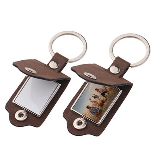 Keychain Pendant, Flip-Up Photo Frame Student Schoolbag Charm, Metal Buckle Scratch-Resistant Bag Car Key Accessory