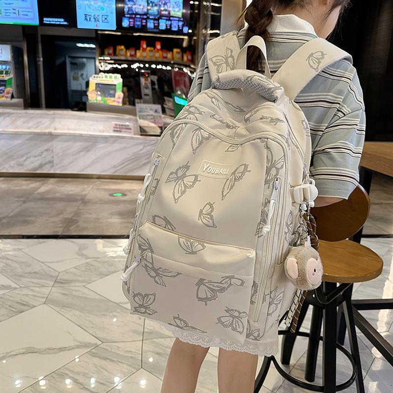 High Value Backpack New Girl Cute Student Schoolbag College Middle School Student Backpack