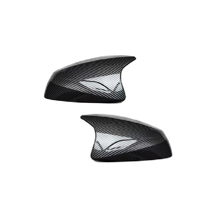 Carbon Fiber Ox Horn Rearview Mirror Side Lid Cover Trim For 2015- Lexus NX