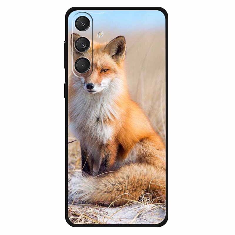 For Samsung M55 5G Case Soft Silicone Lovely Cat Fashion Phone Cover For Samsung Galaxy M55 Cases Bumper on for GalaxyM55 Lion