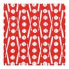Somen Anbo Tenugui "Baseball Red" - Hand-dyed 100% Cotton, Tokuoka Fabric, Made in Japan (35cm x 100cm)