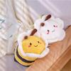 Non-Toxic 30Cm Lovely Flower Bee Plush Stuffed Animal Bee Toy Soft Bumblebee Plush Toys Honey Bee Pillow Children Kids Playmate Birthday Gifts