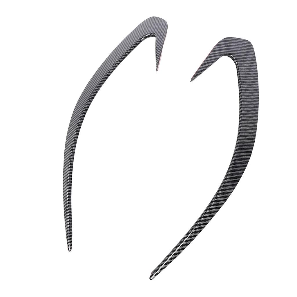 Rear Bumper Spoiler Air Vent Cover Sporty Style Exterior ABS Rear Side Splitter Air Vent Frame Trim Replacement Fo