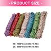 Multifunctional Double Color Option Nylon Clothesline Heavy Duty Antislip DesignTent Rope For Camping Wind Protections