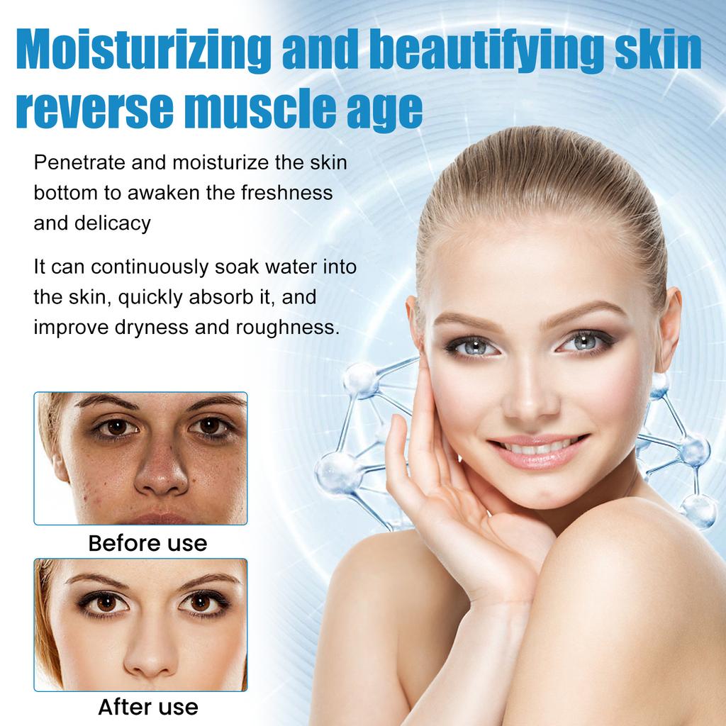 EELHOE Hyaluronic Acid Moisturizing Serum Shrink Pores Oil Control Face Essence Whitening Brighten Wrinkle Remover Firming Products