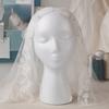 Lightweight Foam Mannequin Head for Wigs And Hats Display, Eyewear Display Model with Stable Base Glasses Headwear Styling Photography