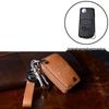 Mitsubishi Key Case: Snap Button Cowhide for GAC Outlander, Eclipse Cross, ASX, Lancer, and Pajero Sport