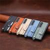 For Samsung Galaxy Z Fold 4 Z Fold 5 Z Fold 2 5G Shockproof Case Leather Card Wristband Protect Back Cover For Samsung Z Flip 5 4 3