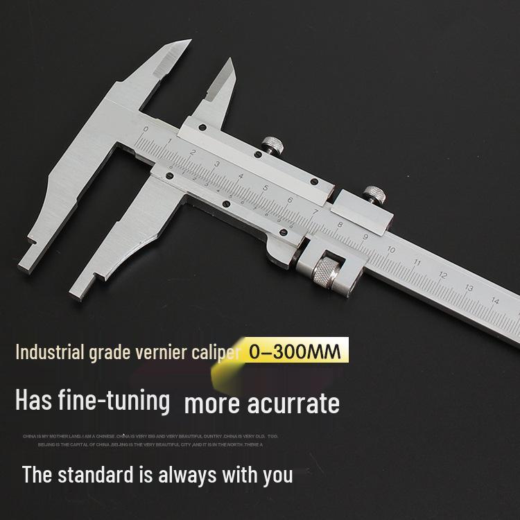 High-Precision Mini Vernier Caliper - Stainless Steel, 0-150/200/300/500/600/1000mm