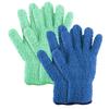 2 Pairs of Reusable Microfiber Cleaning Gloves Suitable for Green Plant Ash Removal Car Cleaning
