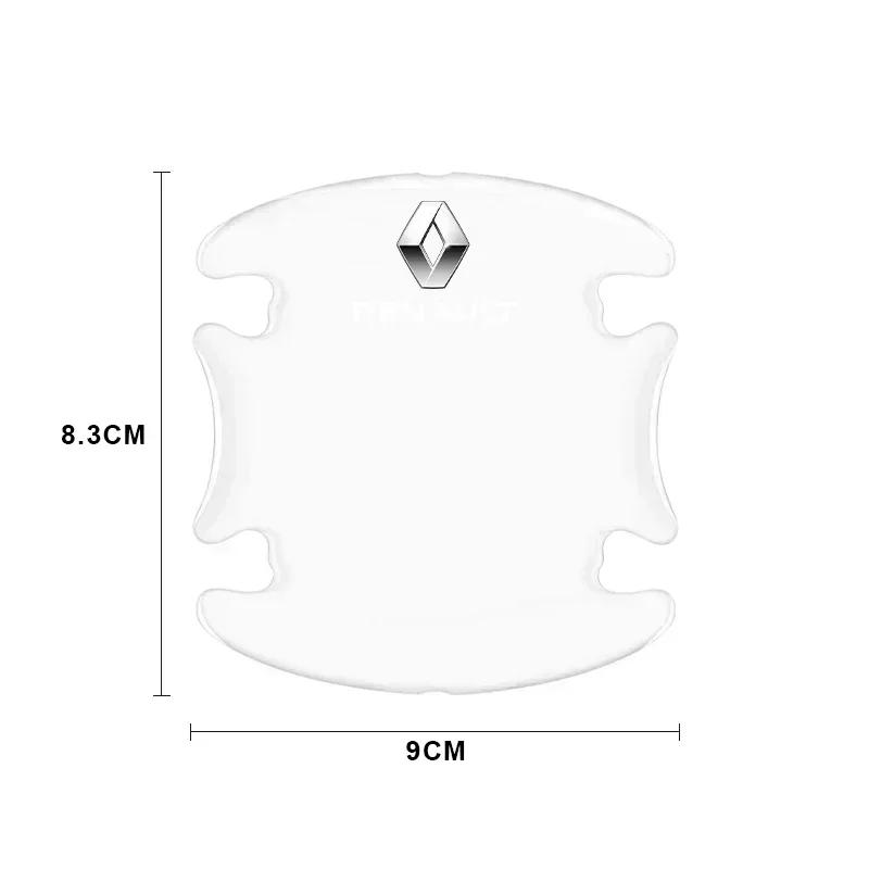 2026 Hot For Renault Hub Caps Car Door Handle Anti-collision Strip Protection Strip Accessories For Renault Clio Laguna 2 Megane