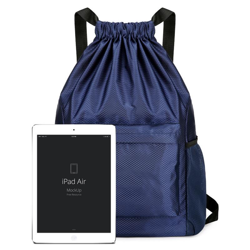 Large Capacity Lightweight Drawstring Backpack for All-Season Sports and Travel