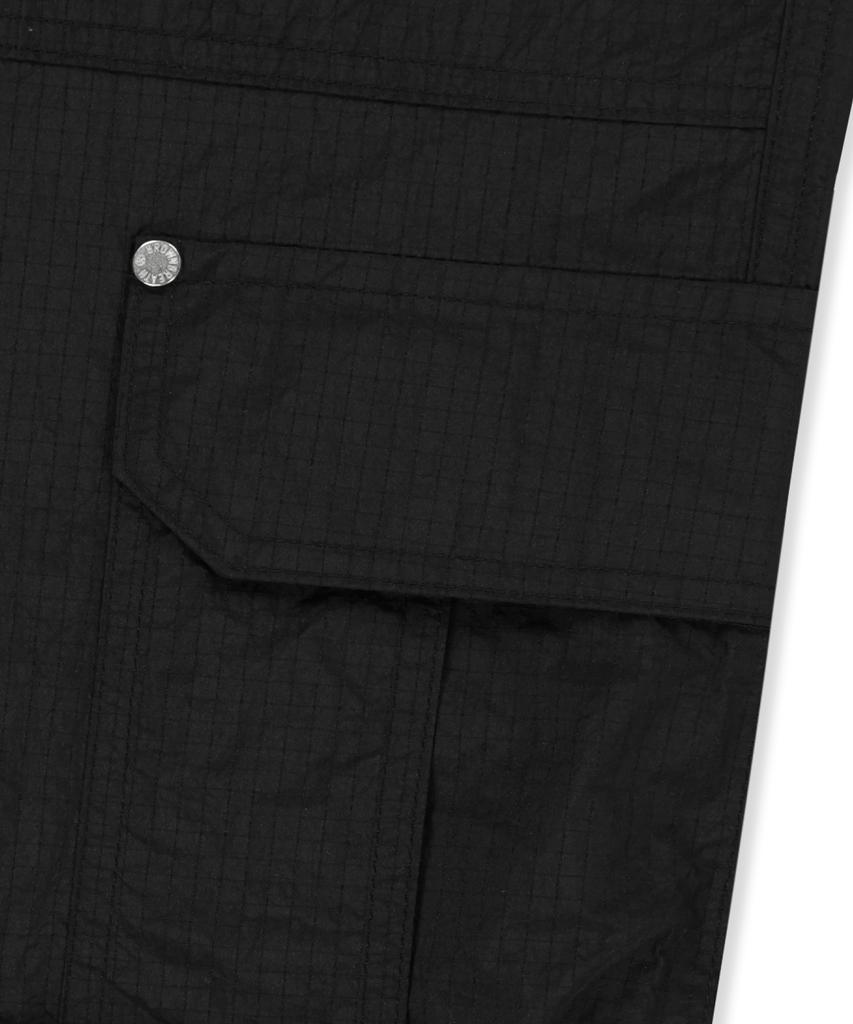BROWNBREATH Tag Double Knee Nylon Pants - Black