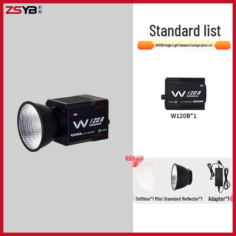 Yingbang W120B Outdoor Live Streaming Pocket Light - 100W Full Color Temperature Soft Light for Photography