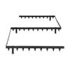 Galvanized Steel Landscape Edging, 10-Pack 1016 X 114 Mm Metal Edging for Landscaping with 11 Mounting Clips, Heavy Duty Metal Garden Edge Border for