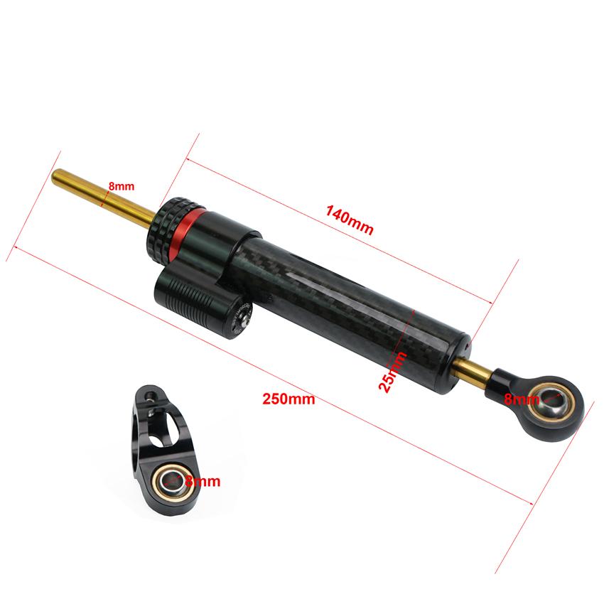 Tlumič skútru Stabilizace řízení Bezpečnostní karbonové ovládání pro e-skútr Elektrická koloběžka Vsett