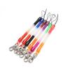 Plastic Spring Coil  Keychain Ring Chain Keyring