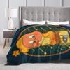 Twinkles Cartoon Twinkles  Blankets Quality Super Warm  Throw Blanket Autumn Airplane Travel Living Room Fluffy Bedspread