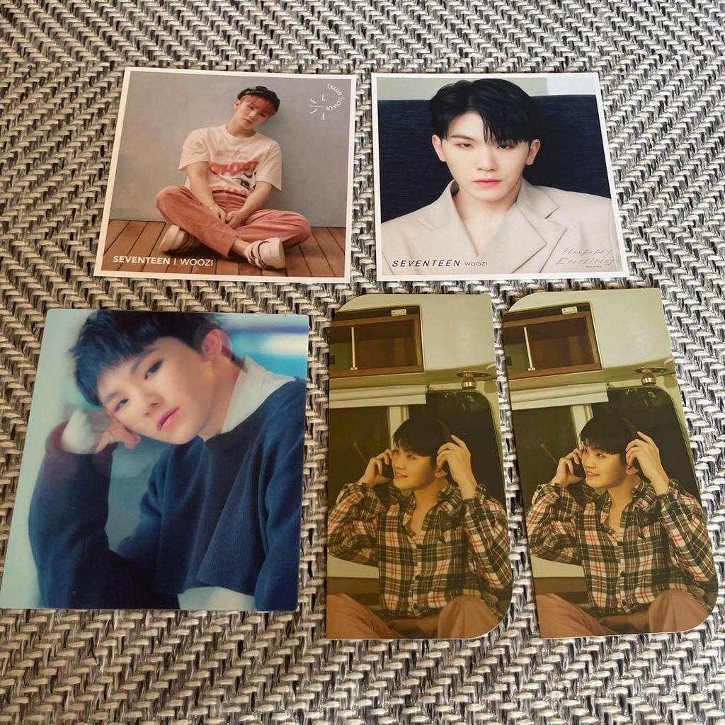 Used SEVENTEEN Woozi Photocard Set Bundle