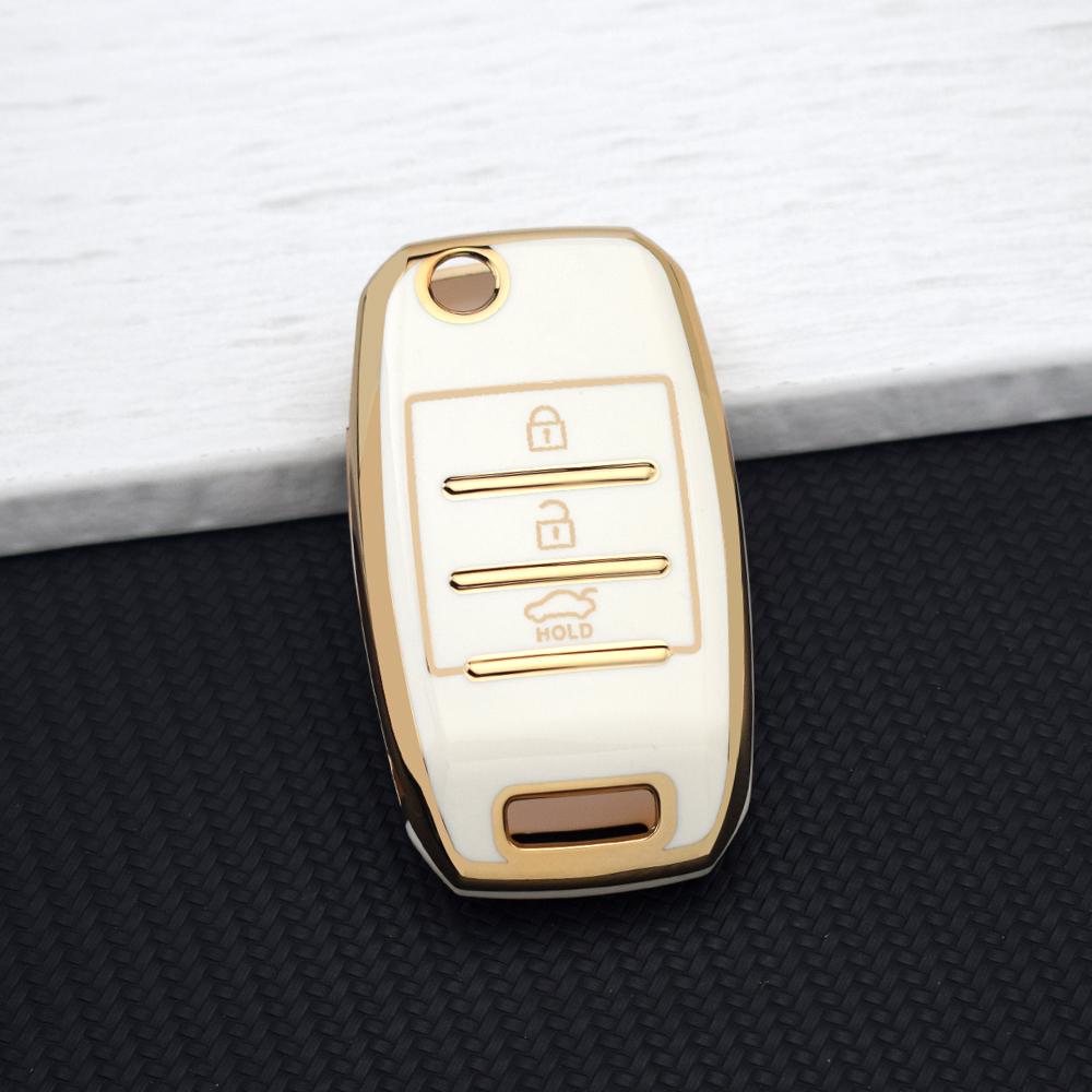 TPU Car Key Case for KIA RIO 3 K2 K3 K4 K5 Sportage Picanto Optima Soul Ceed Sorento Forte Stinger 3/4 Buttons Cerato Key Cover