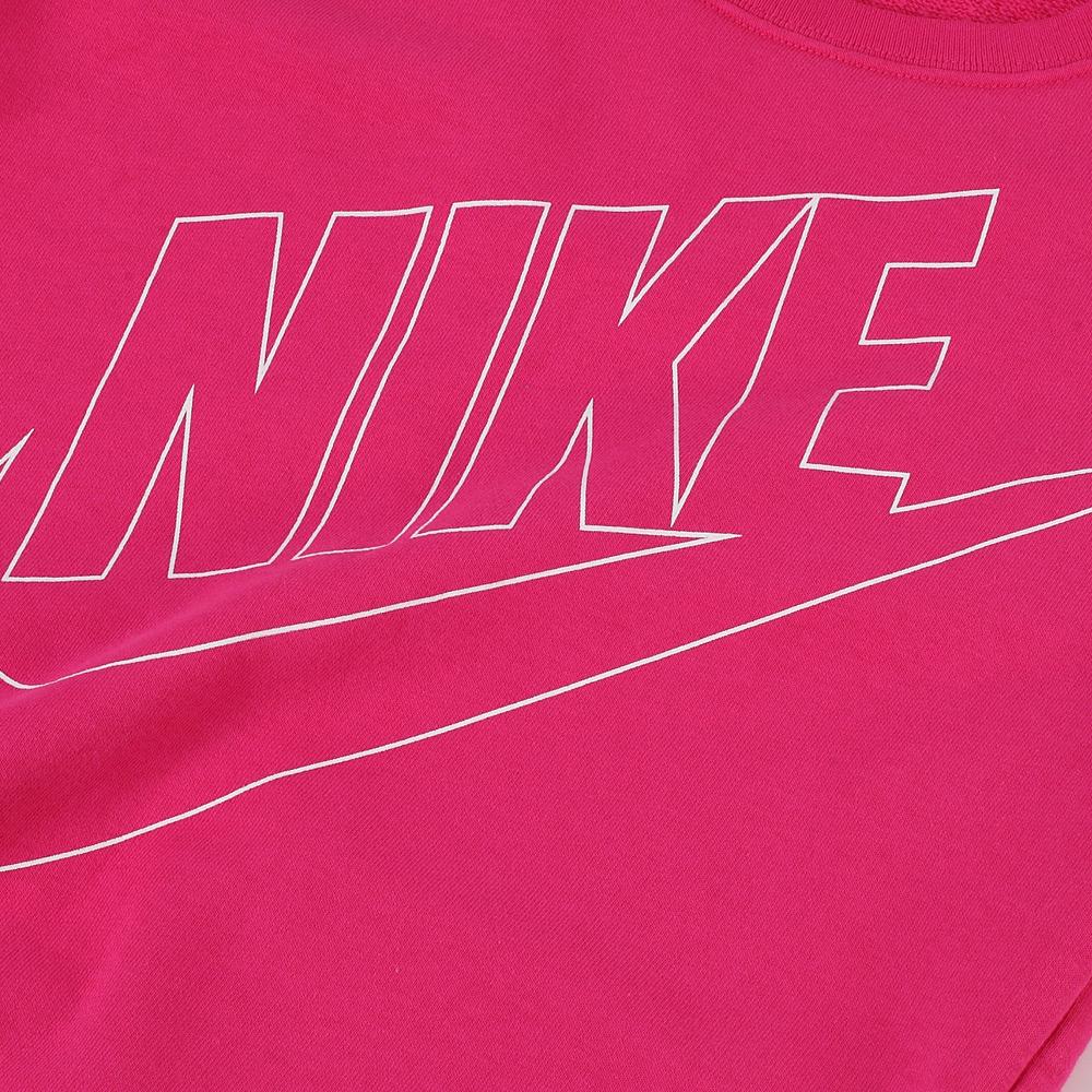 Nike Rally Crew Lifestyle Series Logo Versatile Pullover Long Sleeve Sweatshirt Women sweatshirt Rose 642716-612