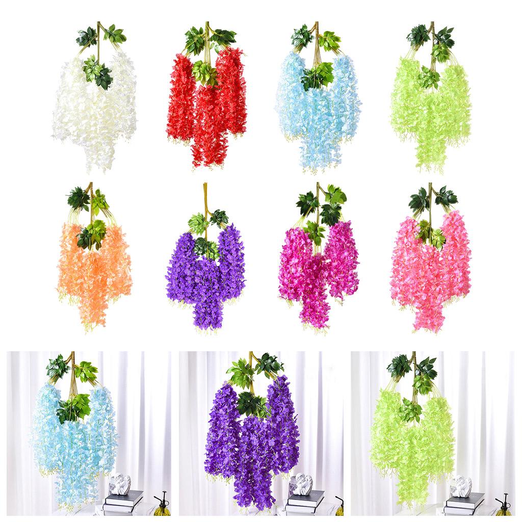 3.61Feet/Piece Artificial Fake Wisteria Ratta Garland String Hallway Decor