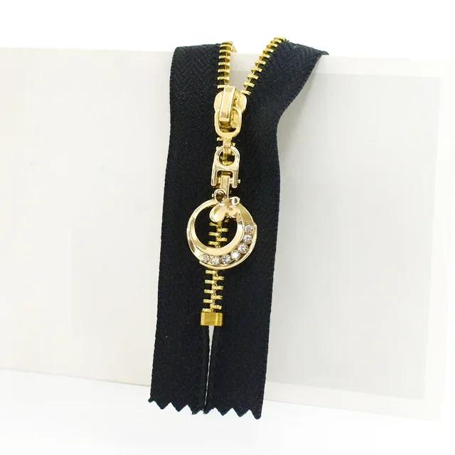 3Pc Meetee 15-70cm 3# Metal Zippers Auto Lock Zip for Clothes Purse Pocket Zipper Closures Repair Kit DIY Bag Sewing Accessories