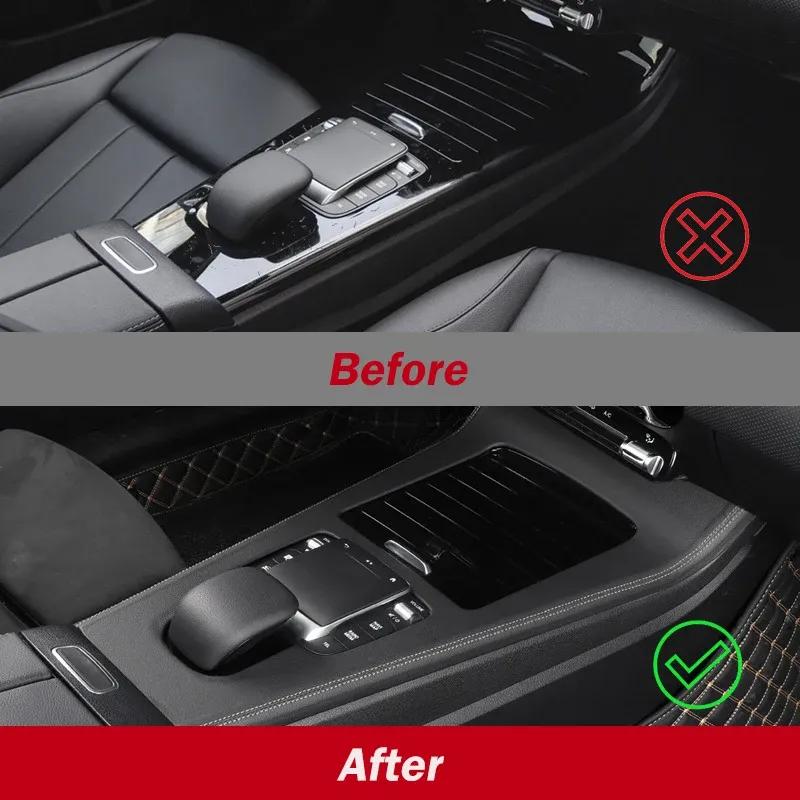 Pour Mercedes Benz GLA/GLB220/A200L Autocollant Décoratif Panneau de Commande Centrale CLA/EQA/EQB Film Protecteur Intérieur
