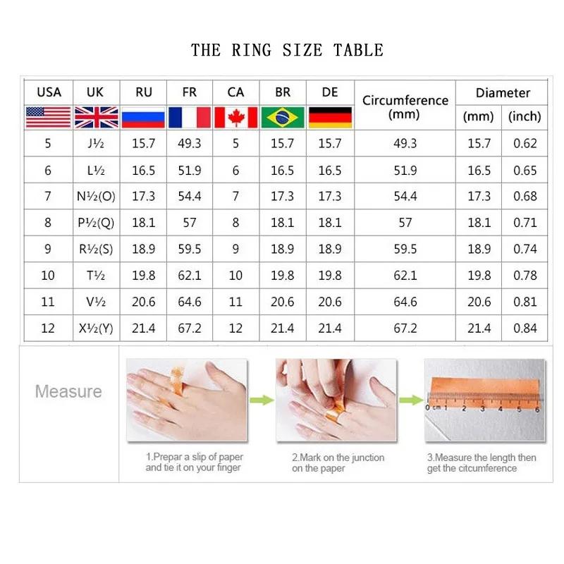 Punkboy Vintage Shaped Geometric Oval Black Glossy Men's Ring For Anniversary Party Wedding Male Rings Zircon Accessories 6-14