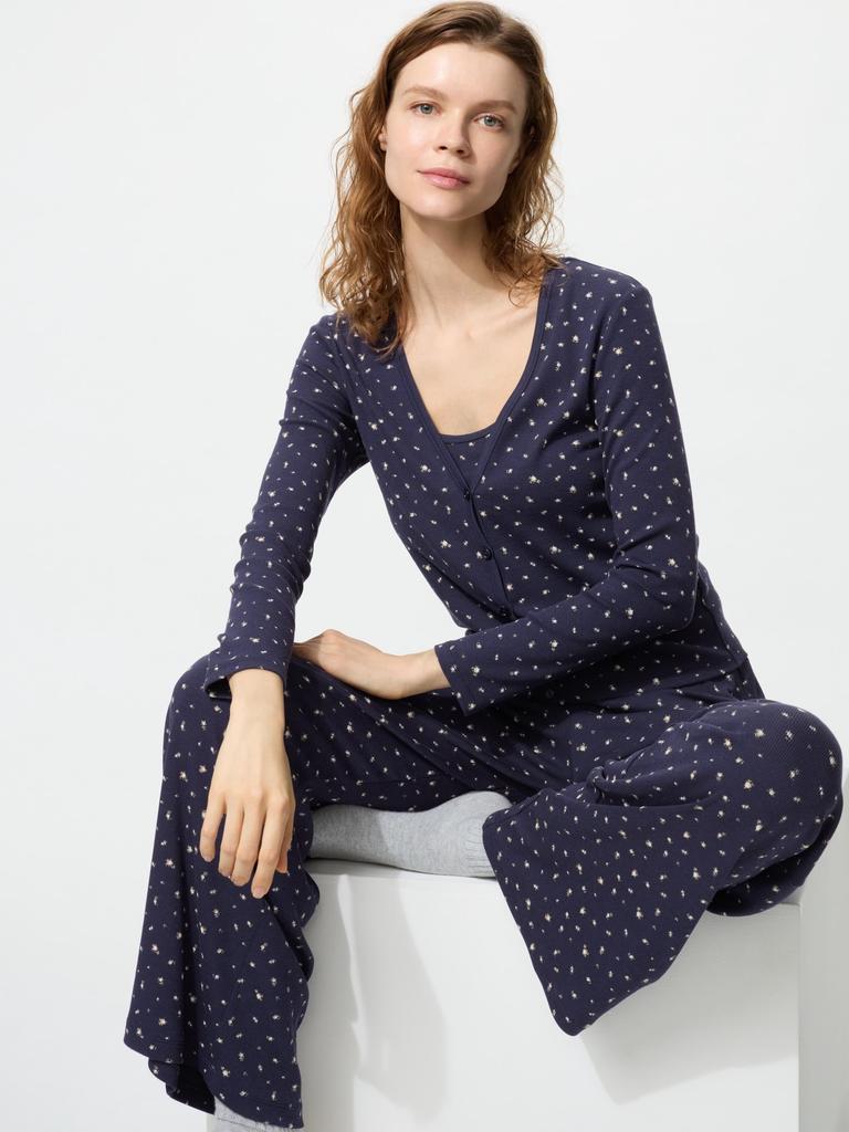 Uniqlo Japan Ribbed Easy Pants Long