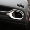 For Jeep Renegade BU 2015 - 2025 LHD Front Air Conditioning Vent Frame Cover AC Outlet Trim Sticker Interior Accessories